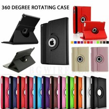 For iPad Mini1/2/3/4/5/6/7 Air1/2 Pro 360 Rotating Shockproof Leather Folio Case picture