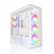 Arctic Xtender PC Case-Mid Tower-Tempered Glass A-RGB Fan (White) ACPCC00014A picture