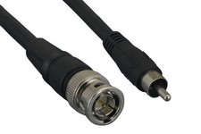 3'-25' BNC to RCA Composite Video Cable Cord M/M Male Connector 75ohm Coax RG59U picture