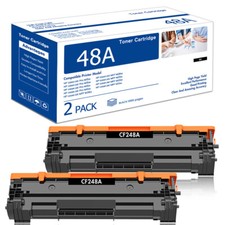 2 Pack CF248A 48A Bk Toner Fits for HP LaserJet Pro M15w M16a MFP M28w M29a M29w picture