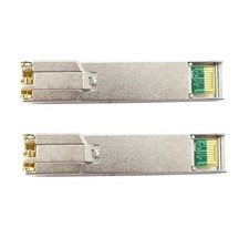 2Pcs 1000BASE-T Gigabit SFP to RJ45 Copper Ethernet Modular Transceiver B picture