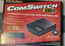 ComSwitch 5500 Phone Fax Modem 3-Port Call Switch Command Communications picture