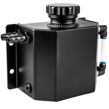 Coolant Overflow Tank, Aluminum Coolant Reservoir Tank, 1L Universal Reservoir E picture