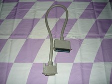 Vintage 25 Pin Male to Centronics 50 Pin SCSI Cable 2 Feet Used picture
