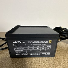Apevia ATX-PR1000W 1000W 80 Plus ATX PSU 20 Pin 6+2 PCIe SATA 4+4 CPU picture