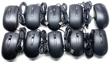 10 Pack Lot Genuine OEM Dell Wired USB Optical PC Mouse 3 Button MS116T 0XWP60 picture