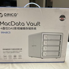 ORICO Daisy-Chain 4 Bay Hard Drive Enclosure USB 3.1 Gen 2 Aluminum Das - 9948C3 picture