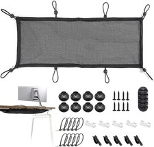 Under Desk Cable Management Net 36PCS Under Table Cord Management Mesh Organizer picture