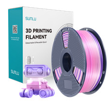 【BUY 10 PAY 6】SUNLU 1.75MM SILK Shiny PLA+ Filament 1KG Spool Dual/Tri/Rainbow picture