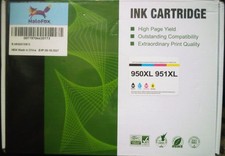 HaloFox 950XL 951XL Ink Cartridges Black Cyan Magenta Yellow 4 Pk  picture