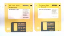 ✅  Symantec~The Norton Utilities for Macintosh~Startup~Floppy Disks~Vintage~1994 picture