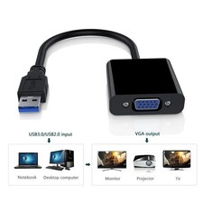 USB 3.0 to VGA Converter External Video Adapter Multi-Display Graphic Card us picture