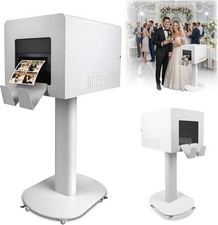 Photo Booth Printer Stand Heavy Duty Metal with Wheels for Wedding,Party & Event picture