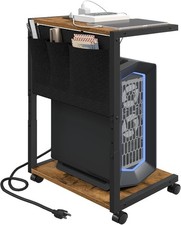 PC Stand, Computer Tower Stand with Charging Station, Height Adjustable PC Tower picture