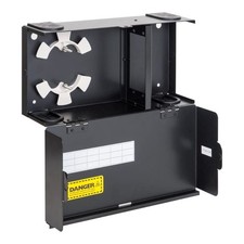 ICC Fiber Optic Wall Mount Enclosure, LGX Compatible, 2 Slots, Black picture