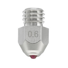 Ruby Tip MK8 Nozzle 0.6Mm for Ender 3, CR-10, Elegoo Neptune 3, Sovol SV06 3D Pr picture