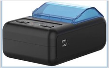 Portable Thermal Receipt Printer - Black &Blue, MHT-P11, USB, Bluetooth, Travel picture