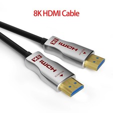 1x 8K Fiber Optic HDMI Cable 3-100FT 48Gbps 2.1 Cable Cord 8K60Hz 4K120Hz For TV picture