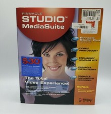 Pinnacle Studio Media Suite Plus Version 9 Video Digital Media Editing Open Box picture
