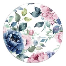 FROGIGO Cute Round Mouse Pad, Blue Rose picture