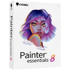 Corel Painter Essentials 8 Digital Painting Software PC Key Card Beginner Photo picture