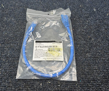(QTY 3) Legrand 570-110-001: Q-Series 1 ft Patch Cords, CAT5E, Booted - Blue picture