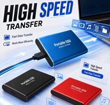 External SSD 4TB Portable Hard Drive USB 3.0 Type-C High Speed PC Mac picture