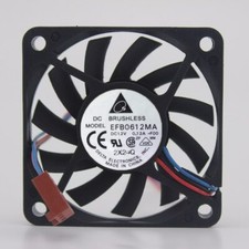 Delta EFB0612MA 6CM 60*60*10MM 6010 DC 12V 0.12A Ball Bearing Cooling Fan picture