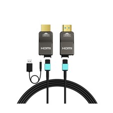 8K Detachable Full Fiber Optic Armored HDMI 2.1 Cable 85FT, Ultra High Speed ... picture
