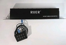 Rijer 8 Port USB 2.0 KVM Multi Computer Peripheral Switch w/Controller Rackmount picture