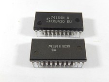 2pcs SIGNETICS 74154N DECODER DIP-24 IC INTEGRATED CIRCUITS LOT picture