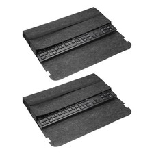 2Pcs 47 x 18 cm 108 Keys Keyboard Case for Mechanical Keyboard, Dark Gray picture