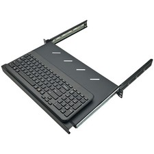 Electriduct 1U 19-Inch Rackmount Sliding Vented Keyboard Shelf Only picture