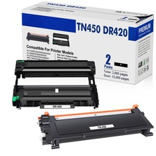 1PK TN450+1PK DR420 BK Toner Cartridge for Brother HL-2250DN HL-2270DW HL-2280DW picture