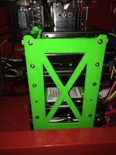 Simple 6 drive hard drive caddy 3D-Printed picture