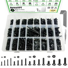 1715Pcs Metric Screw Kit - M2 M3 M4 M5 Assortment, Allen/Flat/Countersunk Bolts, picture