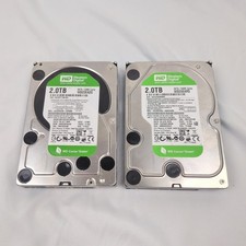 Lot of 2 WD Caviar Green 2TB 3.5
