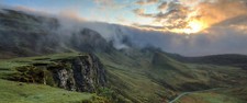 Landscape mountain top nature rocks Custom Gaming Mat Desk picture