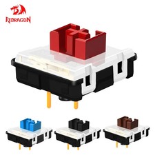 Redragon SMD RGB MX Low Profile 5.5 Switch 3PIN Clicky Linear - Red / 30 PCS picture
