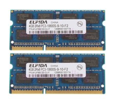 8GB 2X 4GB Elpida 4G Laptop Kits 2Rx8 PC3-10600 DDR3 1333Mhz Memory RAM CL9 #N picture