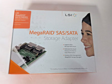 LSI MegaRAID SAS 8708EM2 3Gb/s 8 Port SAS/SATA ROC RAID Adapter kit with cables picture