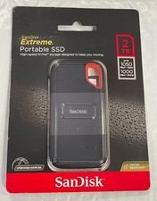 SANDISK EXTREME 2TB PORTABLE SSD (SDSSDE61-2T00-AT) BRAND NEW SEALED. picture