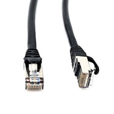 Rj50 10p10c Sftp Cat5 M/M Cable With Shielded Connectors Black Audio Video picture