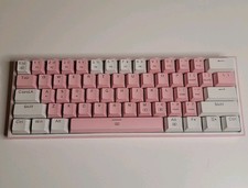 Redragon keyboard white/pink FIZZ K617 RGB Wiredgaming keyboard  picture