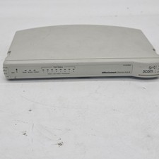 3Com OfficeConnect Ethernet Hub 8 3C16700A 8-Port 10Base-T Network Hub Desktop picture