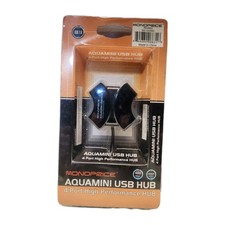Monoprice Aquamini USB Hub 4-Port USB 2.0 High Speed 480Mbps New Sealed picture