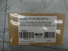Tripp Lite VGA to HDMI Adapter Converter with USB Audio 1080p P116-003-HD-U picture