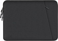 13.3‑14Inch Anti‑Shock Laptop Sleeve With Pocket For MacBook Air Pro Black Cover picture
