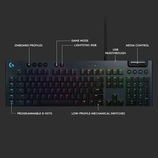 New in box, never used Logitech G815 LIGHTSYNC RGB  Gaming Keyboard GL Clicky picture
