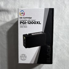 LD Ink Cartridge Black PGI-1200XL New In Box High Yield picture